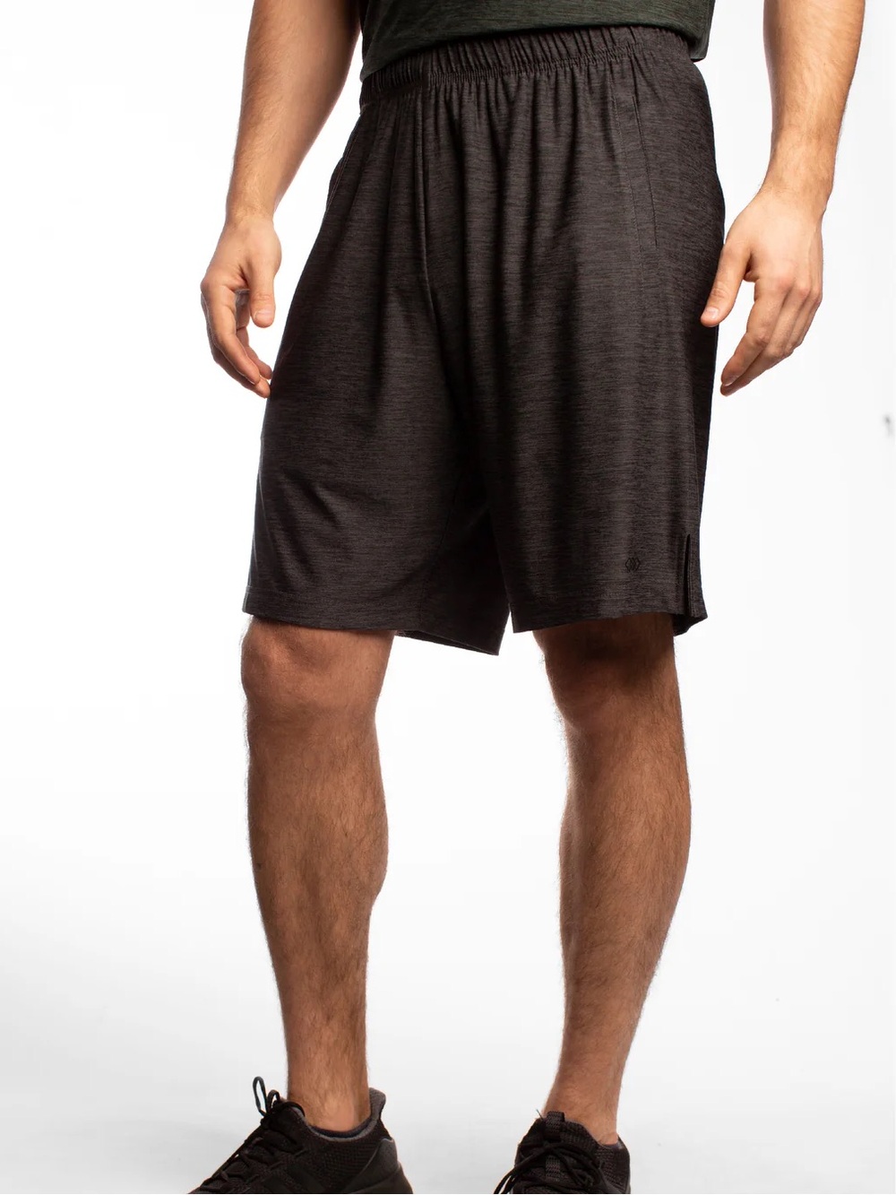Leg3nd Relay Training Shorts - Grey‎ Space-Dye - Medium